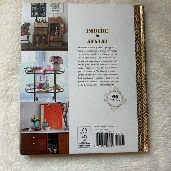 The Art of the Bar Cart: Styling & Recipes Book by Vanessa Dina - Picture 4 of 4